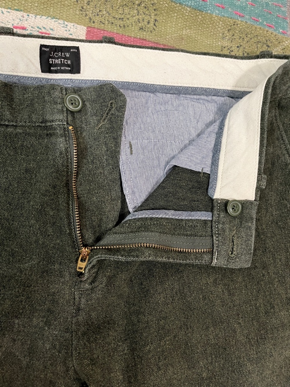 J. Crew 484 Slim Fit Pant in Stretch Brushed Twill Size 34 - Picture 3 of 9